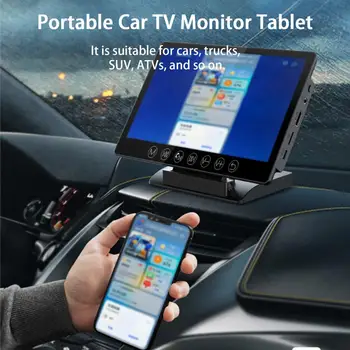 1 Комплект 7-дюймового автомобильного дисплея с сенсорным управлением 1080P LCD Беспроводное автомобильное радио Мультимедийный видеомонитор Автомобильные Аксессуары