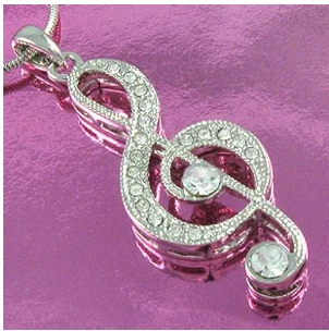 10 шт. в партии, быстрая распродажа, модное очаровательное ожерелье с родиевым покрытием для высоких клавиш
