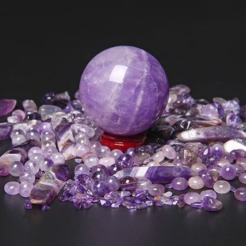 100% Натуральный Фиолетовый кристалл, бусины из аметистов Неправильной Формы, Граненая Круглая палочка с плоской трубкой, Кварцевые бусины Для изготовления ювелирных изделий