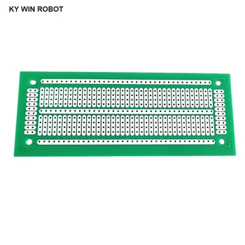 1шт DIY 4,7 * 11,6 см Зеленый Односторонний Прототип Бумажной печатной платы Универсальная Экспериментальная матричная печатная плата 47x116 мм Для Arduino