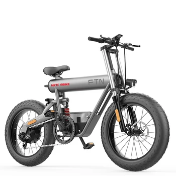 20-дюймовый толстый ebike 48v Стелс-литиевая батарея, расширяющие снежные пляжные велосипеды с электроприводом, гибридные велосипеды с мягким хвостом