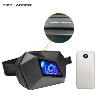 2023 НОВЫЙ CRELANDER Devil's Eye, Модный Bluetooth Smart LED Экран, Водонепроницаемая Нагрудная сумка для езды на мотоцикле, сумка для сообщений через плечо
