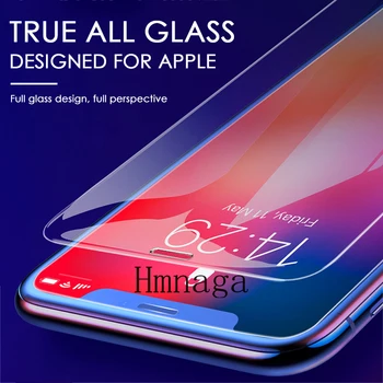 3 шт Защитное стекло с Полным покрытием Для iPhone 11 Pro Max, Пленка Из закаленного Стекла На iPhone X XR XS Max, Защитная пленка с Изогнутым Краем