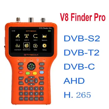 4,3-Дюймовый Спутниковый искатель V 8 FInder Pro, Наземный Искатель DVB-T2 DVB-C H.264/H.265 MPEG-2/MPEG-4, Комбинированный измеритель VS V F-6800