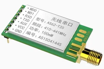 AS62-T20 SX1278/SX1276 433 МГц Беспроводной Модуль 433 М Беспроводной Последовательный Порт LORA с расширенным Спектром 3000 м Интерфейс UART