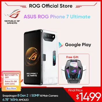 ASUS ROG Phone 7/7 Ultimate Gaming Phone Snapdragon 8 Gen 2 165Hz AMOLED Поддержка Google Play ROG 7 Pro