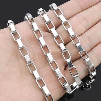 ATGO Байкерские ожерелья-цепочки из нержавеющей стали, мужские ювелирные изделия, высококачественные украшения для тела TN056