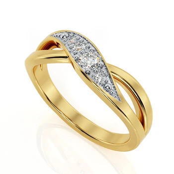 FDLK Простые винтажные кольца с крестом для женщин, Свадебные Модные Кольца с кристаллами, ювелирные изделия, подарок для девочек, Золотой цвет