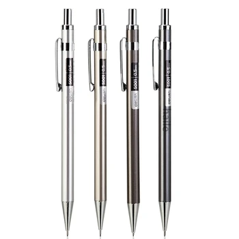 Haile Металлический механический автоматический карандаш 0,5 мм/0,7 мм, для детей, пишущих Школьные канцелярские принадлежности, Канцелярские ручки