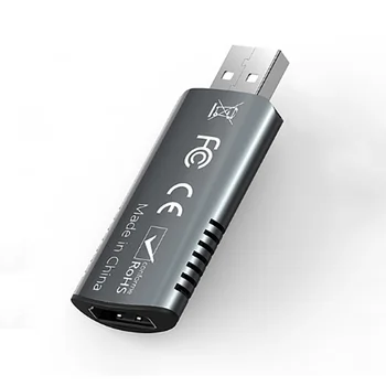 HD HDMI-совместимый с USB 2.0 видеозахват-рекордер для прямой трансляции