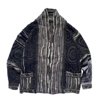 Kapital Винтажный японский модный старинный свитер свободной вязки, мужской и женский кардиган, утолщенное пальто, даосский халат, куртка