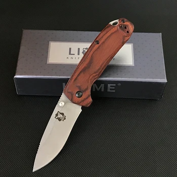 Liome 15031 Axis Складной Нож с деревянной ручкой, Сабля, Уличные Тактические карманные Ножи EDC для выживания в кемпинге