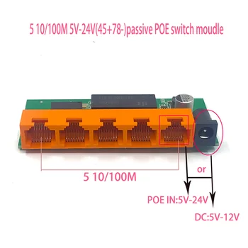 OEM Новая модель 5-портовый коммутатор ethernet Настольный RJ45 Ethernet Коммутатор 10/100 Мбит/с Lan Гигабитный коммутатор rj45 tp-link ap