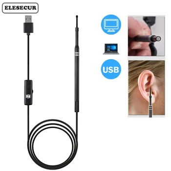USB-Эндоскоп для визуальной чистки ушей, камера для диагностики, инструмент для чистки ушей, устройство для чистки ушей, Android-камера для ПК с Windows IOS