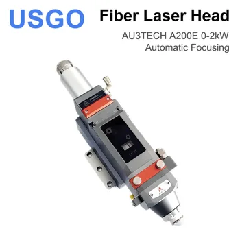 USGO Волоконная лазерная головка 0-2KW AU3TECH A200E с автоматической фокусировкой D30 CL100 FL125 для лазерной резки
