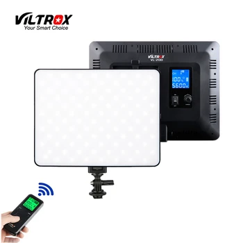 Viltrox VL-200T 30 Вт Светодиодный Светильник для Видеосъемки, Беспроводная Дистанционная Тонкая Двухцветная Лампа с Регулируемой Яркостью для Студии Фотосъемки YouTube
