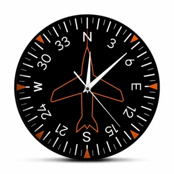 Авиационные Авиационные Авиаторы, Современные Настенные часы с Гироскопом, Декоративные Часы с Искусственным Горизонтом, Часы