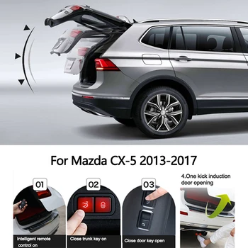 Автомобильный Силовой Подъемник багажника, Электрический люк, Задняя дверь, Задние ворота Для Mazda CX-5 2013-2017, Стойка, Автоматический Привод задней двери