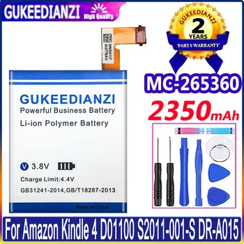 Аккумулятор Bateria 2350mAh Batterie MC-265360 Для Amazon Kindle 4 5 6 515-1058-01 D01100 S2011-001-S DR-A015 Аккумулятор Большой емкости