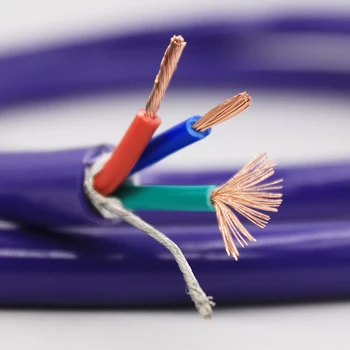 Аудио класс 6N OFC 4square эталонный кабель питания объемный кабель на метр аудио шнур питания проводной кабель кабель питания hifi