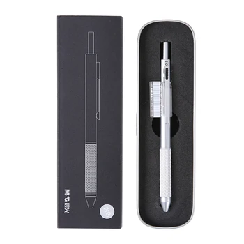 Бесплатная Доставка M & G Цельнометаллическая многофункциональная ручка автоматический карандаш цветная шариковая ручка для изучения офисных принадлежностей ADPY3501 с подарочной коробкой