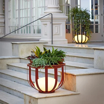 Водонепроницаемый IP65, нержавеющая сталь, декоративный пейзаж, терраса, чайный столик, полка, светодиодный портативный перезаряжаемый солнечный светильник для сада и лужайки