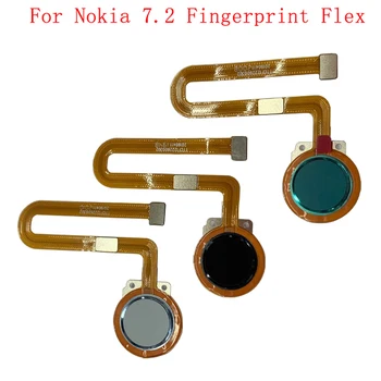 Датчик отпечатков пальцев Кнопка Home Гибкий кабель для Nokia 6.2 7.2 Сканер отпечатков пальцев Touch ID Запчасти для ремонта