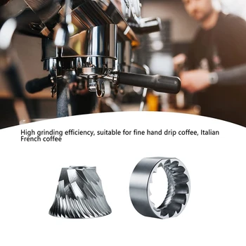 Диск для кофемолки, набор дисков для измельчения кофе, улучшенная режущая способность, Высокая эффективность для магазина чая с молоком, простота установки