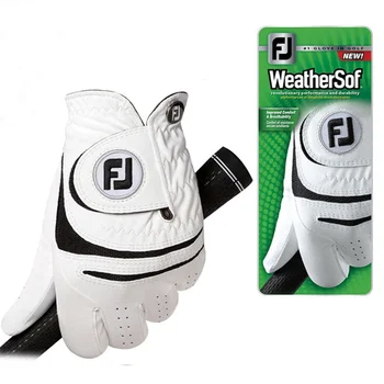 Для мужчин, одиночные перчатки для гольфа, удобная мягкая нескользящая тренировочная перчатка для гольфа для левой руки