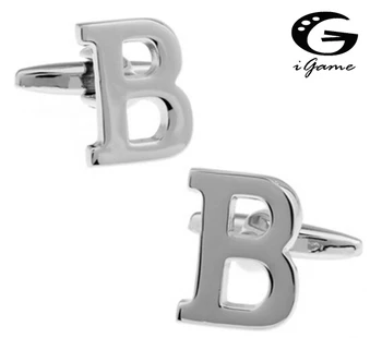Запонки с буквами iGame, Качественный латунный материал, символ дизайна B, Бесплатная доставка