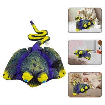 Игрушка в форме животного, игрушки из искусственной морской рыбы, Прекрасный Орнамент, Плюшевая Пушистая подушка