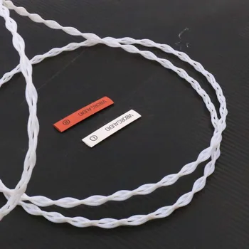 кабель из чистого серебра длиной один метр, 4-проводный литцевый кабель 0,4 мм для аудио кабеля USB RCA
