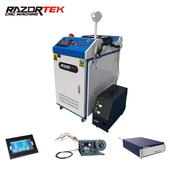 Лазерный сварочный аппарат Razortek 3 в 1, оборудование для лазерной очистки, аппарат для сварки буквенных каналов