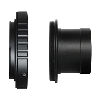 Металлический адаптер для Телескопа с Т-образным креплением 1,25 дюйма и зеркальные камеры Canon EOS Nikon Sony с Т-образным кольцом для фотосъемки астрономических телескопов