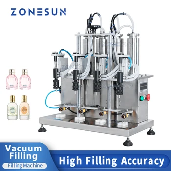 Настольная полуавтоматическая вакуумная машина для наполнения флаконов для парфюмерной воды ZONESUN