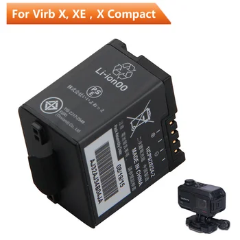 Новая Сменная батарея для камеры 361-00080-00 для Garmin Virb X Compact, Аккумуляторная батарея VIRB XE Action 980 мАч