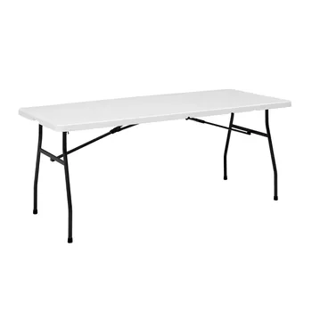 Опоры 6-футовый стол премиум-класса, раскладывающийся пополам, стол для кемпинга из белого гранита mesa, стол для кемпинга, стол для кемпинга