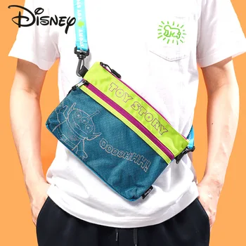 Оригинальная студенческая косая сумка Disney Mickey, роскошная брендовая повседневная мужская и женская косая сумка на одно плечо, мультяшная мода