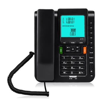 Офисный телефонный аппарат M71W с фиксированным стационарным абонентом и большим ЖК-номером для отеля