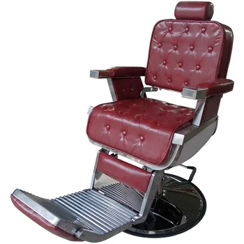Парикмахерское винтажное кресло с масляной головкой, салон для мужского бритья и контурирования, парикмахерское кресло