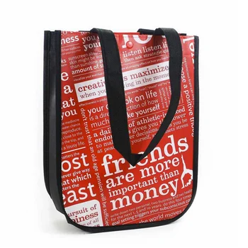 Перерабатываемая Круглая Угловая Экологически Чистая сумка для покупок с логотипом на заказ, Нетканая сумка