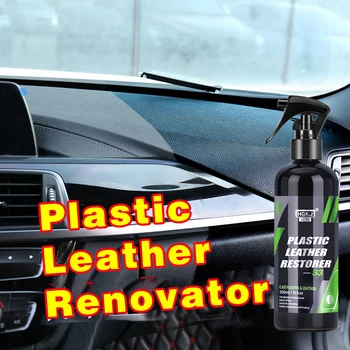 Пластиковый реноватор для отделки салона автомобиля, запасные части, долговечное гидрофобное черное жидкое покрытие для ухода за автомобилем HGKJ S3