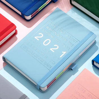 Повестка дня на 2022 год Английский Планировщик Органайзер Блокнот формата А5 Цель Привычка Дневник Ежемесячное расписание на неделю Блокнот для школьных канцелярских принадлежностей