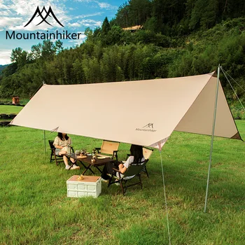 Портативная Походная уличная брезентовая палатка Oxfrod, тканевый навес, солнцезащитный крем и непромокаемая тень, ультралегкое снаряжение для пикника