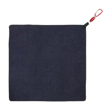 Портативные полотенца для гольфа с карабином, принадлежности для тренировок, полотенце из чистящего волокна