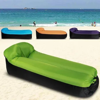 Портативный Складной Воздушный диван На открытом воздухе, Ленивый Надувной диван, Водный пляж, Сад, Спальный мешок, кровать для пикника, Сверхлегкая мебель для кемпинга