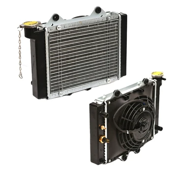 Резервуар для охлаждающей воды LING QI 150-250cc с вентилятором, подходит для квадроциклов и мотоциклов