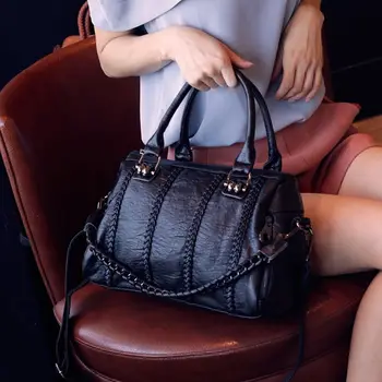 Роскошная брендовая женская сумка с плетеной ручкой, декоративная кожаная сумка известного дизайнера, Новая европейская и американская модная женская сумка