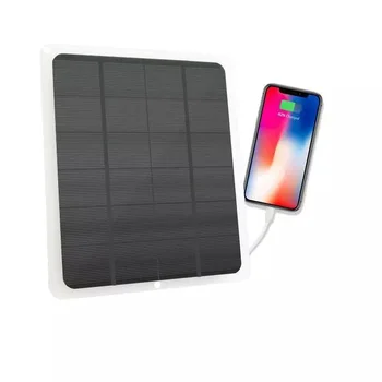 Солнечная панель мощностью 10 Вт, двойная солнечная панель USB 5 В, зарядное устройство для мобильного телефона, портативный солнечный фотоэлектрический модуль, блок питания для кемпинга на открытом воздухе