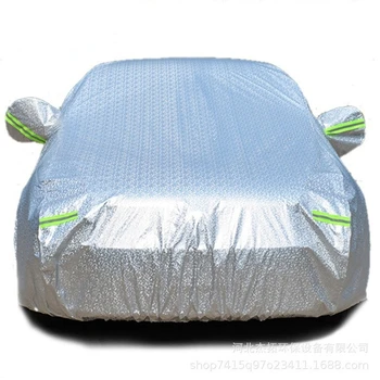 Солнцезащитный чехол для автомобиля Производители продают хлопковый утолщенный снежный покров и солнцезащитный чехол для автомобиля из алюминиевой фольги Oxford